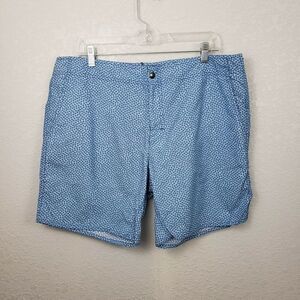 NWT Zachary Prell Swim Trunks shorts suit blue size 36 polka dot beach